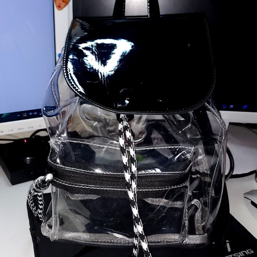 F21 Clear Backpack